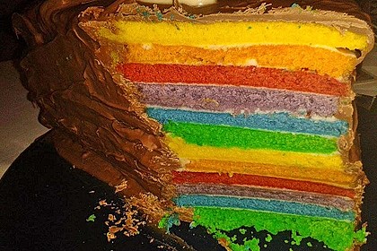 Regenbogentorte 65