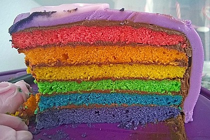 Regenbogentorte 35