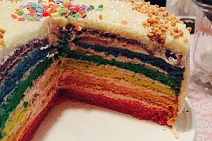 Regenbogentorte 63