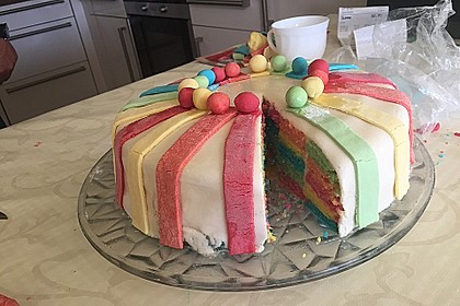 Regenbogentorte 56