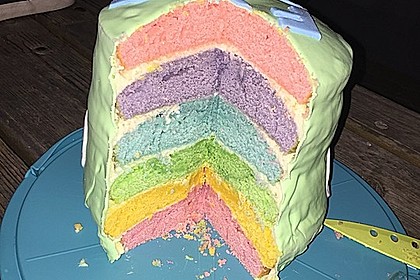 Regenbogentorte 57