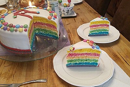 Regenbogentorte 24