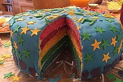 Regenbogentorte 14