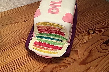 Regenbogentorte 42