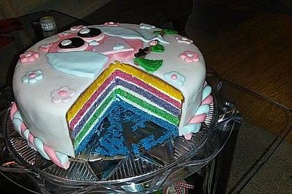 Regenbogentorte 2