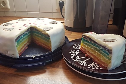 Regenbogentorte 39
