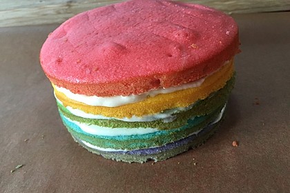 Regenbogentorte 26