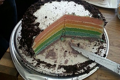 Regenbogentorte 74