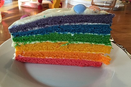 Regenbogentorte 32