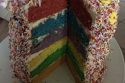 Regenbogentorte 20