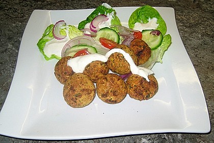 Schnelle Falafel aus Kichererbsenmehl 5