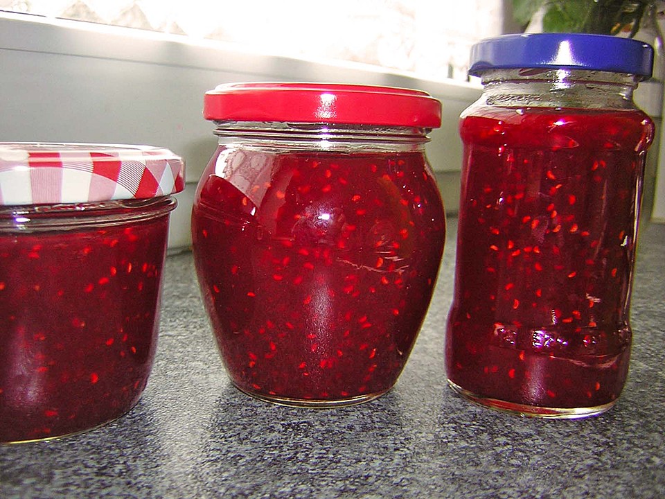 Rezept backofen: Erdbeer himbeer marmelade
