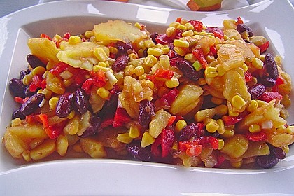 Gemüsesalat mexikanische Art 4