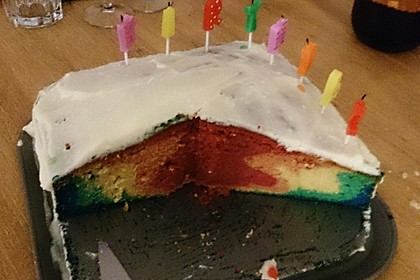 Regenbogen-Kuchen 7