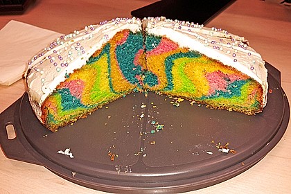 Regenbogen-Kuchen 1