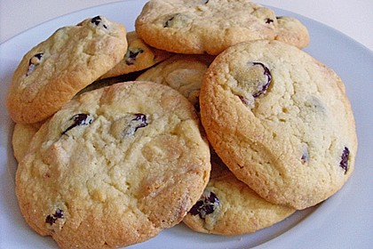 Cranberry White Chocolate Cookies 11