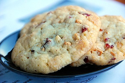 Cranberry White Chocolate Cookies 2