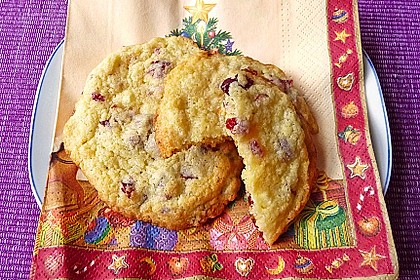Cranberry White Chocolate Cookies 12