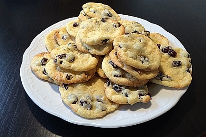Cranberry White Chocolate Cookies 14