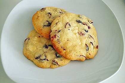 Cranberry White Chocolate Cookies 3