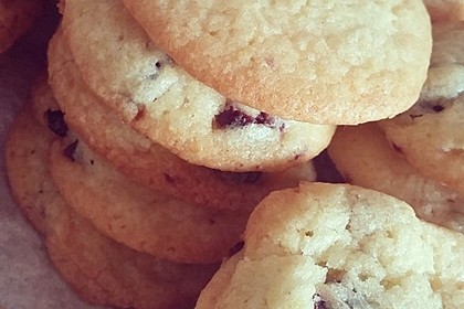 Cranberry White Chocolate Cookies 13