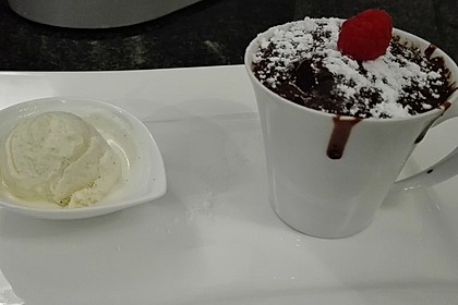3 Minuten Nutella Mugcake 4
