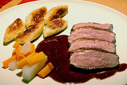 Entenbrust in Orangensauce 5