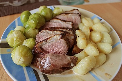 Entenbrust in Orangensauce