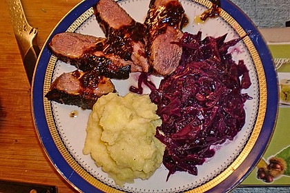 Entenbrust in Orangensauce 3