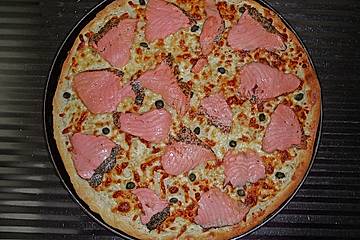 Lachs - Pizza