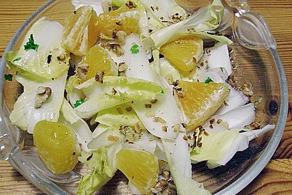 Chicoree - Salat mit Orangen 3