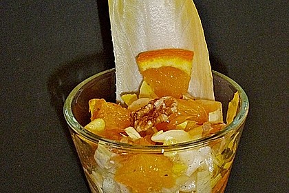 Chicoree - Salat mit Orangen 6