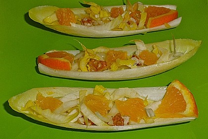 Chicoree - Salat mit Orangen 2