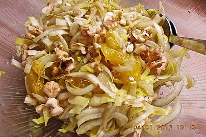 Chicoree - Salat mit Orangen 14