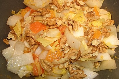 Chicoree - Salat mit Orangen 5