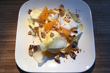 Chicoree - Salat mit Orangen 7