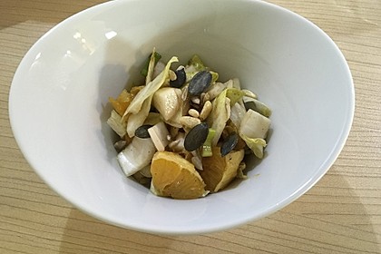 Chicoree - Salat mit Orangen 9
