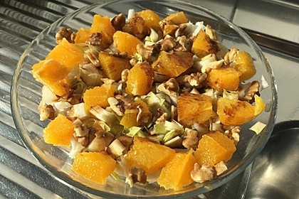 Chicoree - Salat mit Orangen 4