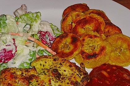 Tostones frittierte Kochbananen 3