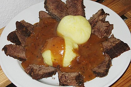 Rinderbraten in dunkler Biersauce 3