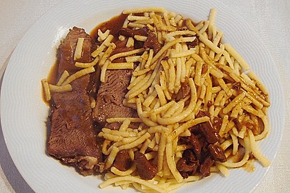 Rinderbraten in dunkler Biersauce 5