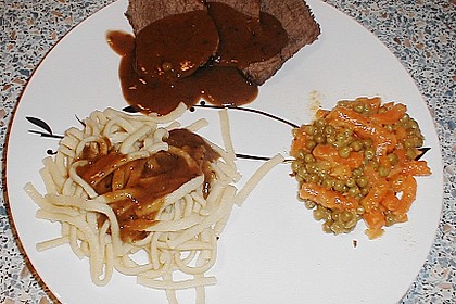 Rinderbraten in dunkler Biersauce 8