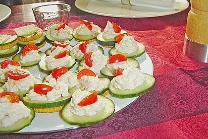 Cracker mit Räucherforellen - Mousse 19