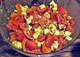 Mozzarella - Tomaten Salat mit Pesto
