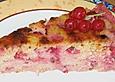 Grie&szlig;kuchen mit Johannisbeeren