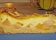 Apfelkuchen mit Puddingguss