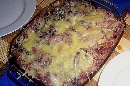 Rotkohl - Pasta Auflauf 4