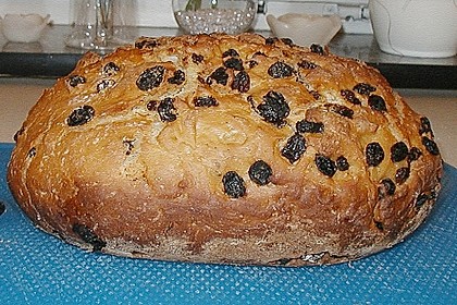 Buttermilch - Rosinenbrot 1