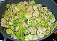 Gefl&uuml;gelragout mit Lauch