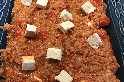 Bulgur - Schafskäse Auflauf 8